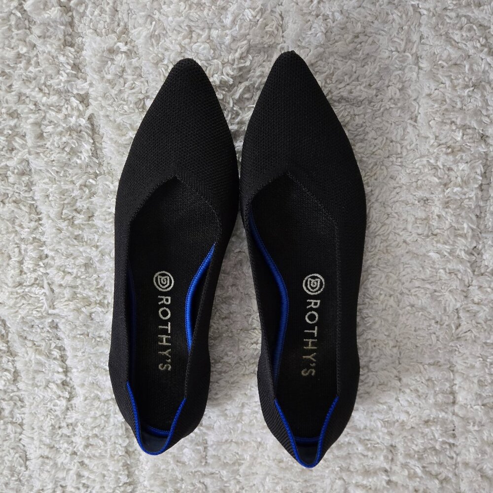 Rothy’s black flats 9.5